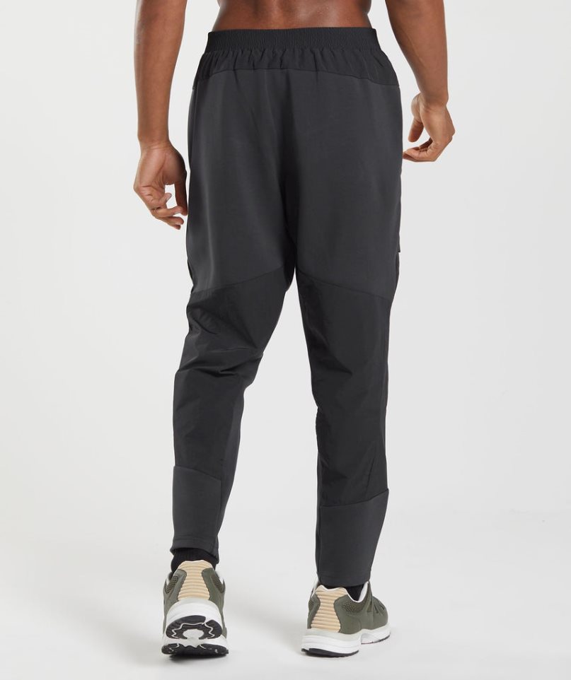 Men's Gymshark Retake Woven Jogger Black | NZ 4PEYCZ